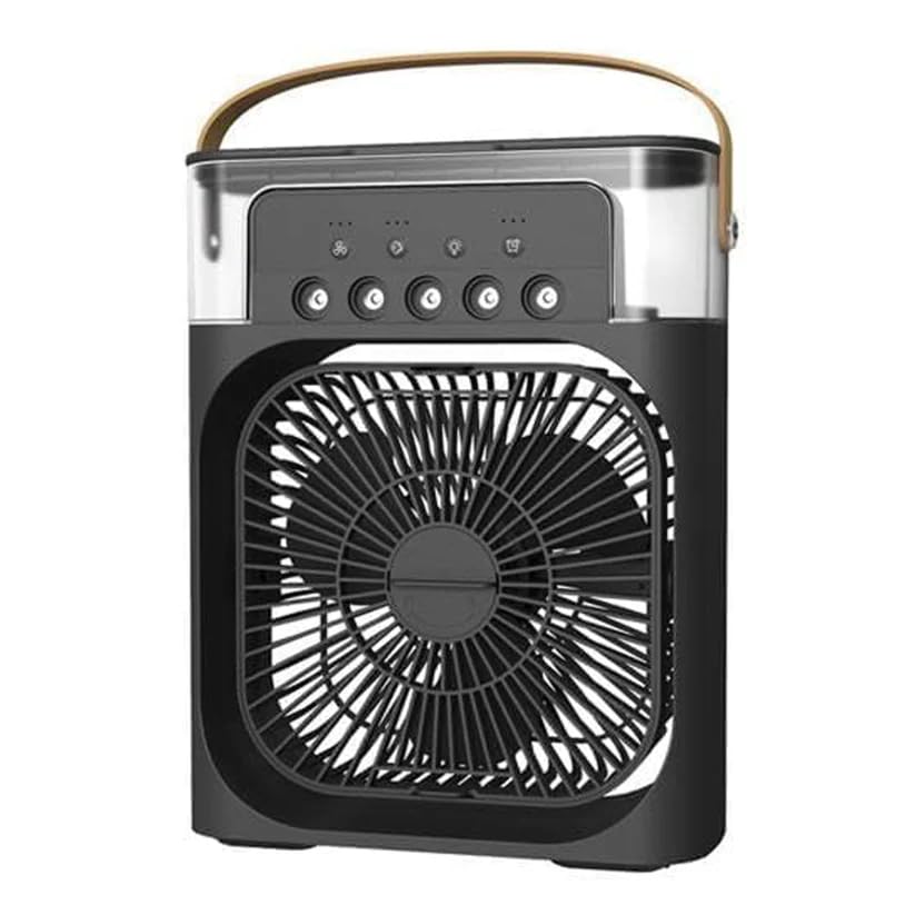 Generic Portable Air Cooler Fan with 7-Color Light - Image 1