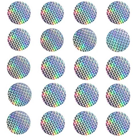 Anti Collision Window Stickers for Birds, Glass Window Decals Clings for Bird Strikes, Stop Birds from Hitting Windows, Circle, 20 Pieces Cover