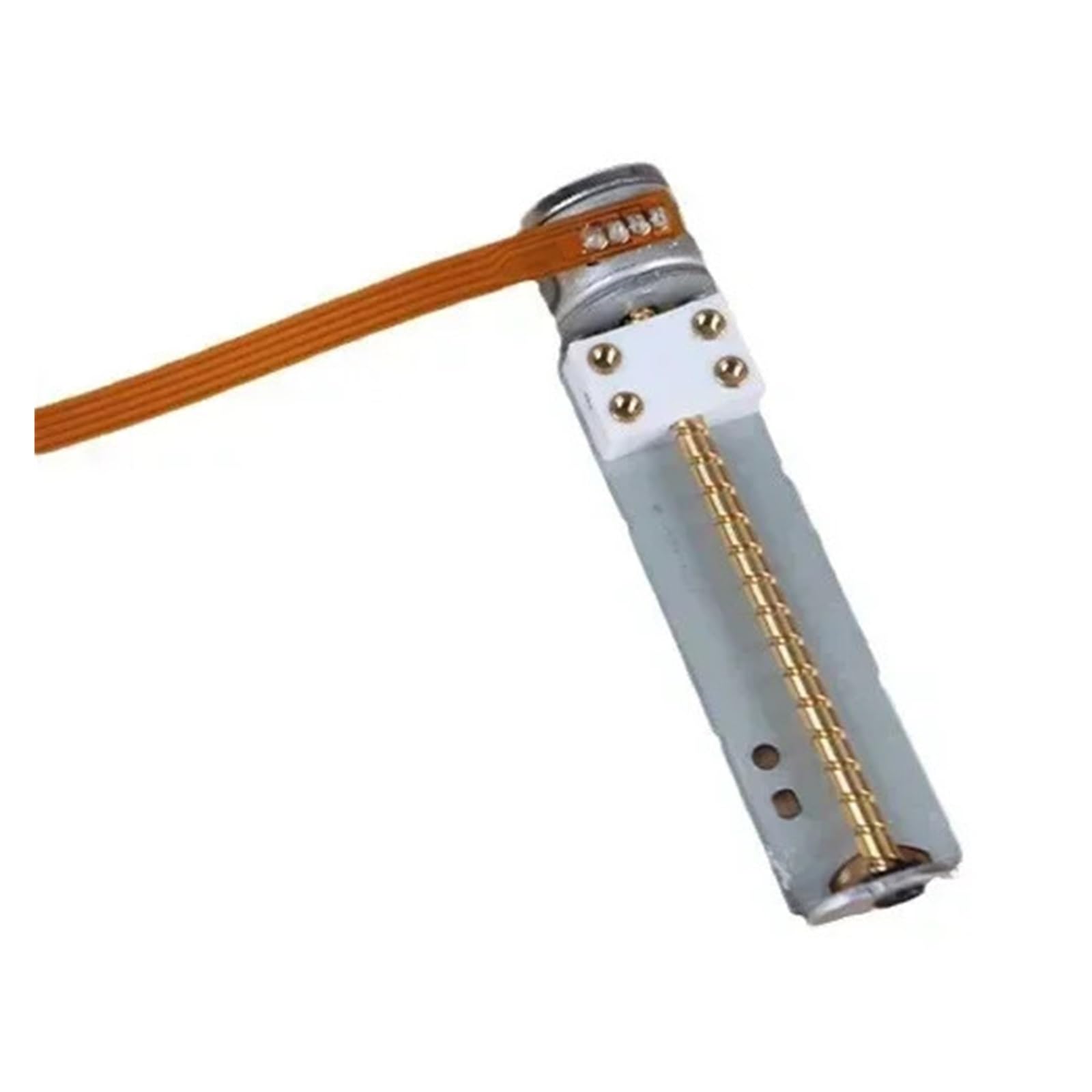 AUOQKQUT 5V 6V 2-Phase 4-Wire 15mm Stepper electronic starter Miniature Precision Stepper electronic starter 45mm stroke linear actuator