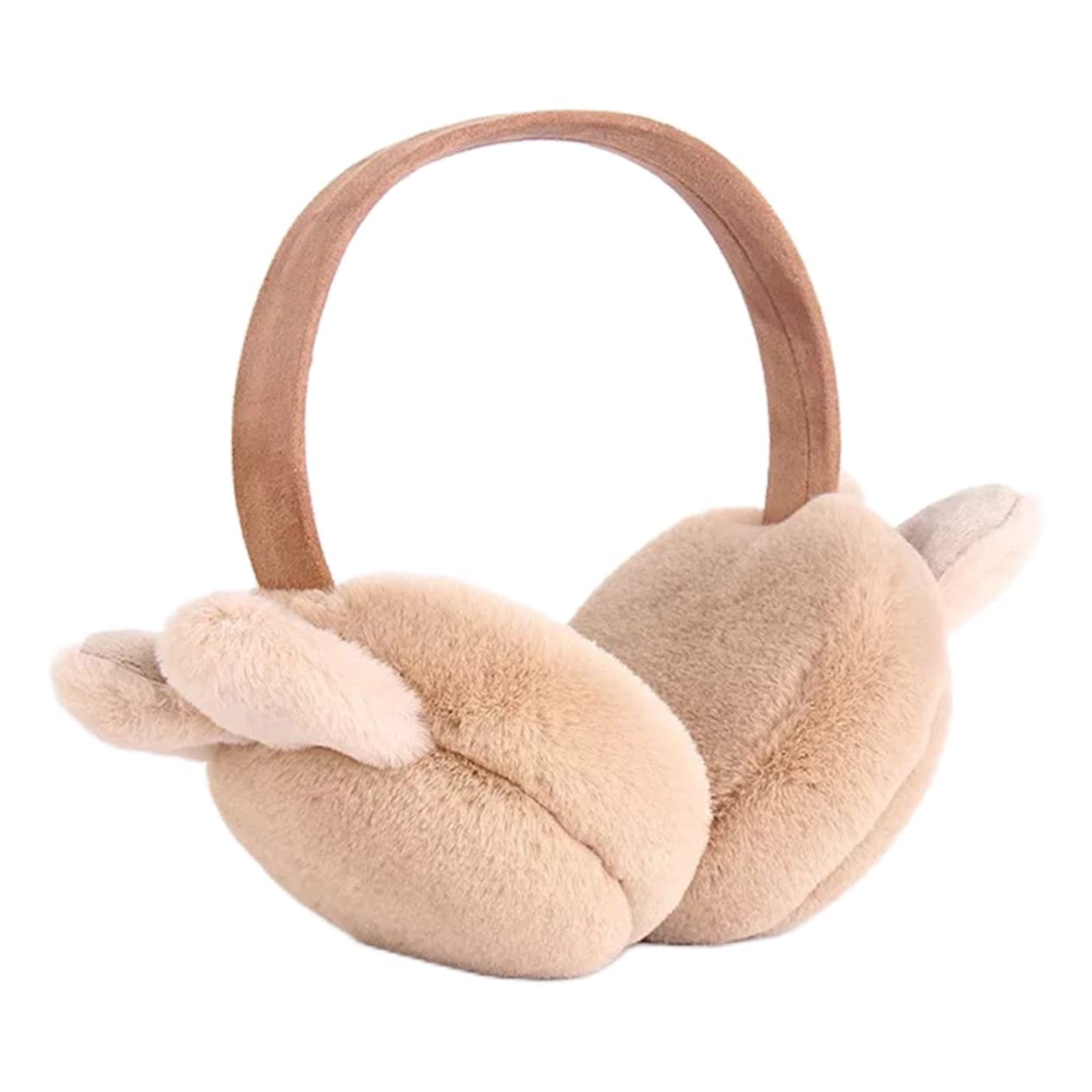 LIOOBO Cartoon Bunny Earmuff for Foldable Outdoor Warm Ear Cover Cute Design for Winter Activities Comfortable and Soft Ear Protector for Boys