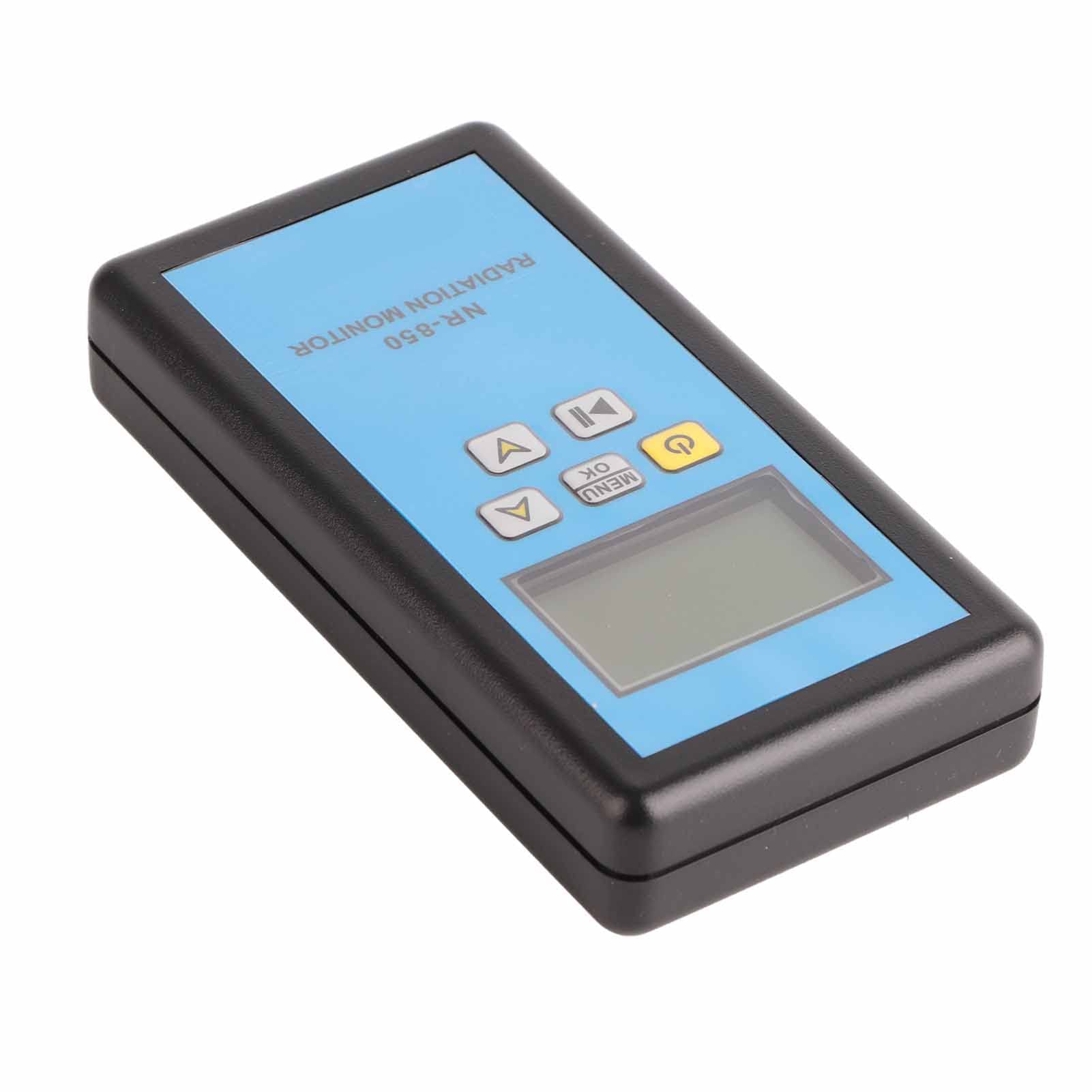 Counter Nuclear Radiation Detector, Strahlungsdosimeter mit LCD-Display, Tragbares Handgehaltenes X-Y-Hard-Beta-Ray-Radiometer-Überwachungsmessgerät, 9 Umgeschaltete Dosierungseinheiten