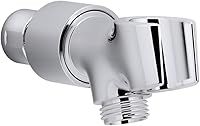 Kohler K-98771-CP Awaken Handshower Cradle Polished Chrome - Pivoting Mount for Easy Showerhead to Handshower Upgrade
