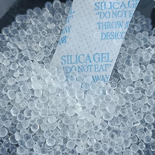 50 Packungen Silicagel Trockenmittel?Trockenmittel Silica Gel? Feuchtigkeit Absorber,Feuchtigkeitsentfernun Kieselgel Beutel für die Aufbewahrung Von Kleidung, Schuhe, Schubladen