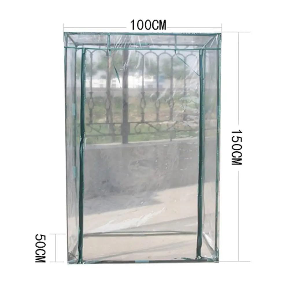 Tamiz de Suelo Cubierta de Repuesto para Invernadero, casa para Plantas, minijardín para Exteriores, Resistente a los Rayos UV y al frío, Tienda de campaña portátil Jardín Tamiz Suelo