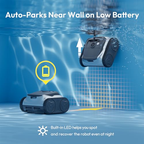 Image of (2026 New) Bubot 700 Gen 2 Pool Vacuum for Inground Pools with 210 Min Runtime, Cordless Robotic Pool Cleaner with Triple-Motor, Smart Navigation & App Control, Floor /Wall /Waterline Cleaning, Snow