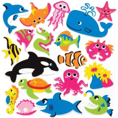 Pegatinas de espuma en forma de animales marinos Cover