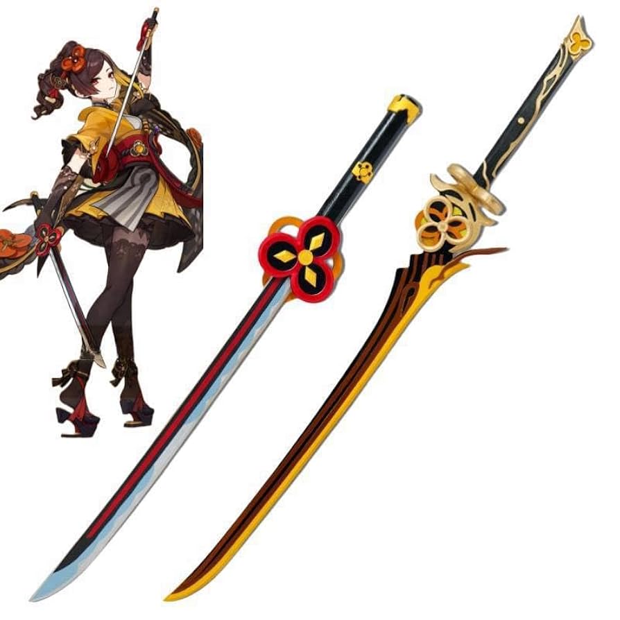 【即日発送可能】 原神 千織 コスプレ 有楽御簾切 2本セット 武器 道具 Amazon.co.jp: 原神 千織 コスプレ道具 武器 げんしん 有乐御帘
