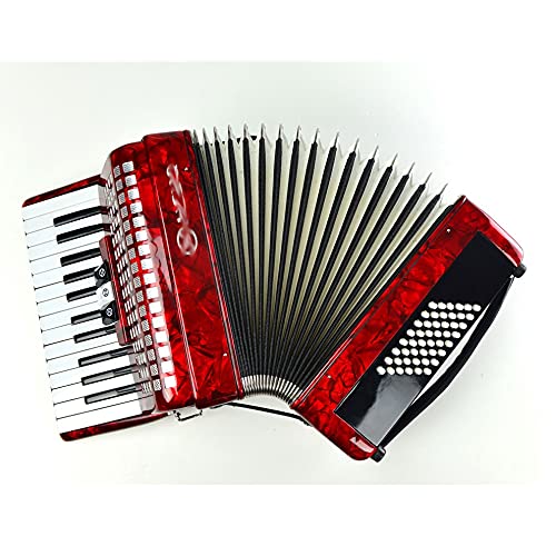 QYYYUNDING Accordeon, Professioneel gespeeld 48 Bass Student Adult Accordion 26 Sleutels 48 Bass Geschikt voor scholen… - Image 6