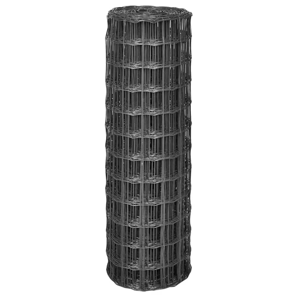 Möbelzaun Eurozaun Stahl 10x1,2m grau