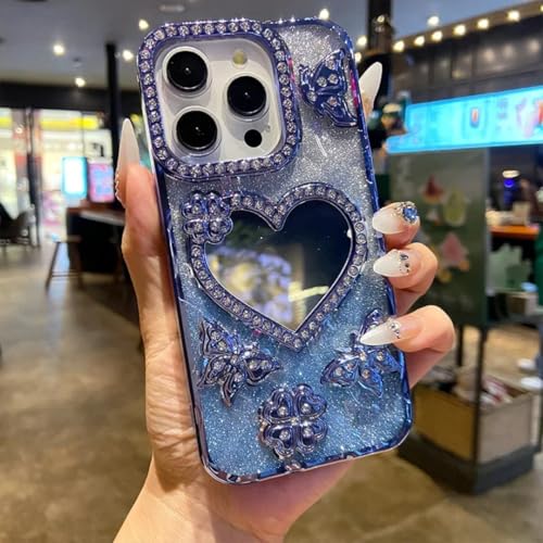 Coque silicone iPhone 15 Pro transparente antichoc avec effet miroir chic