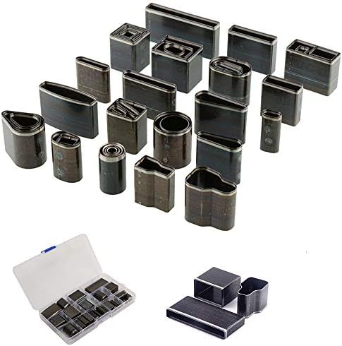 39Pcs Leather Hollow Punch Cutter Set One Hole Punch Cutter Tool for Handmade Leather Working Tool Kit