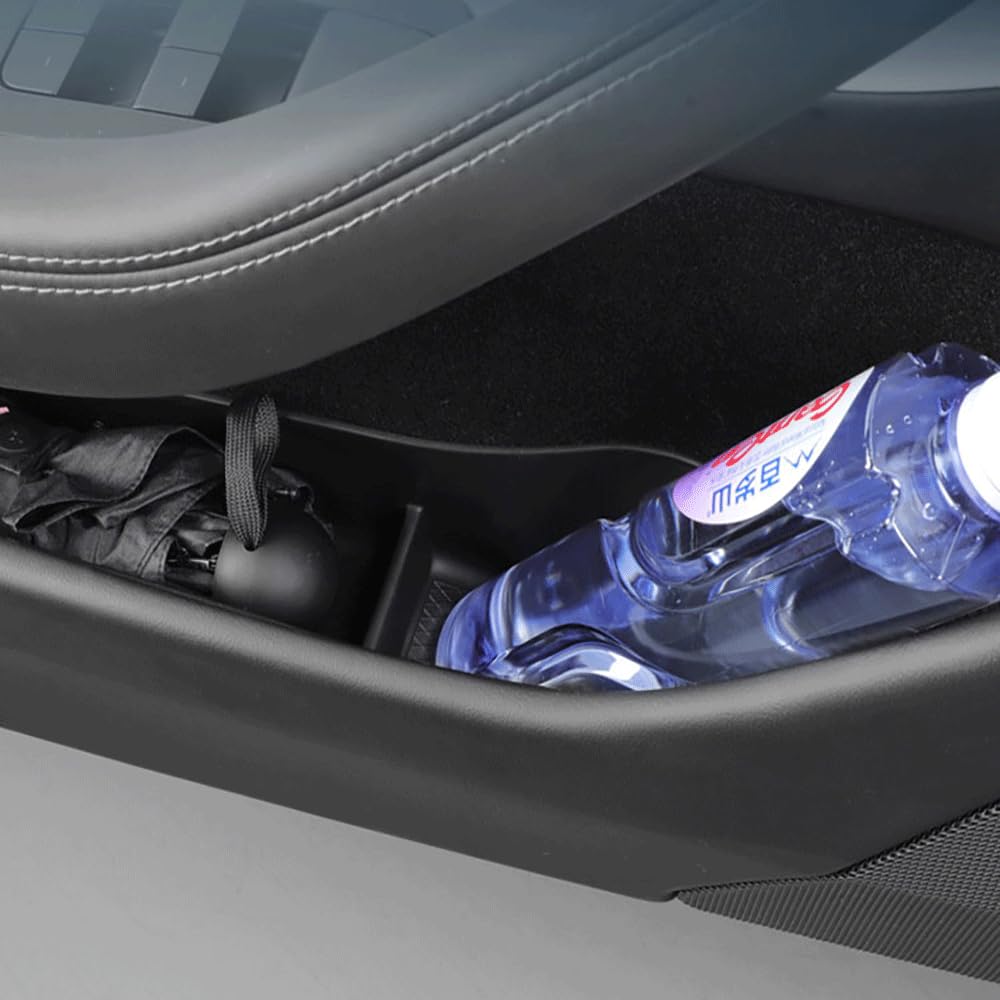 STAMOO Door Handle Organizer Box For Tesla Model 3 Highland Car Door Storage Box Waterproof TPE 2024 Car Interior Accessories (Grey)