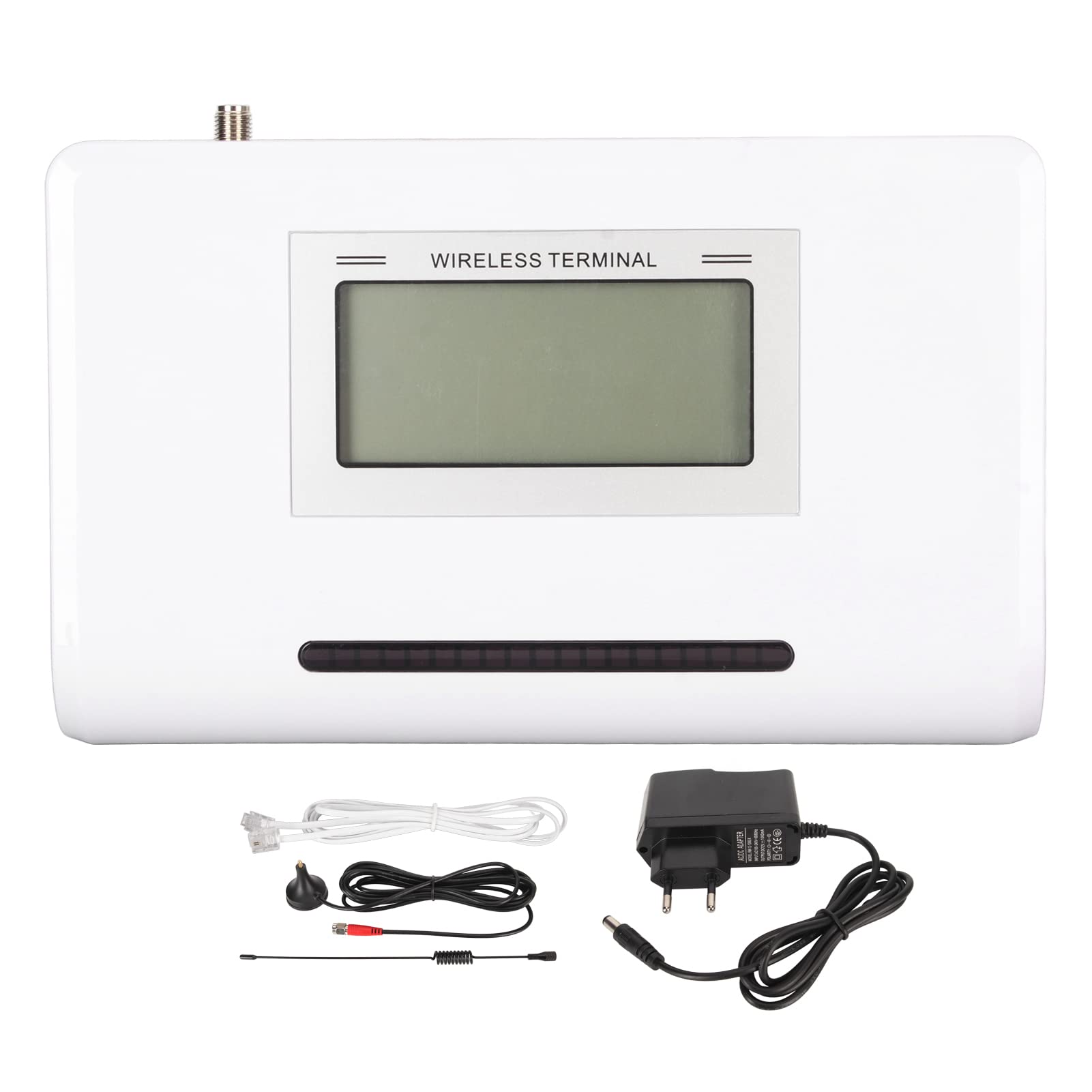 Naroote gsm Desktop Llamador, ID de Señal de Recepción de Recepción de Banda Cuádruple de 100-240 V (Enchufe de la UE)