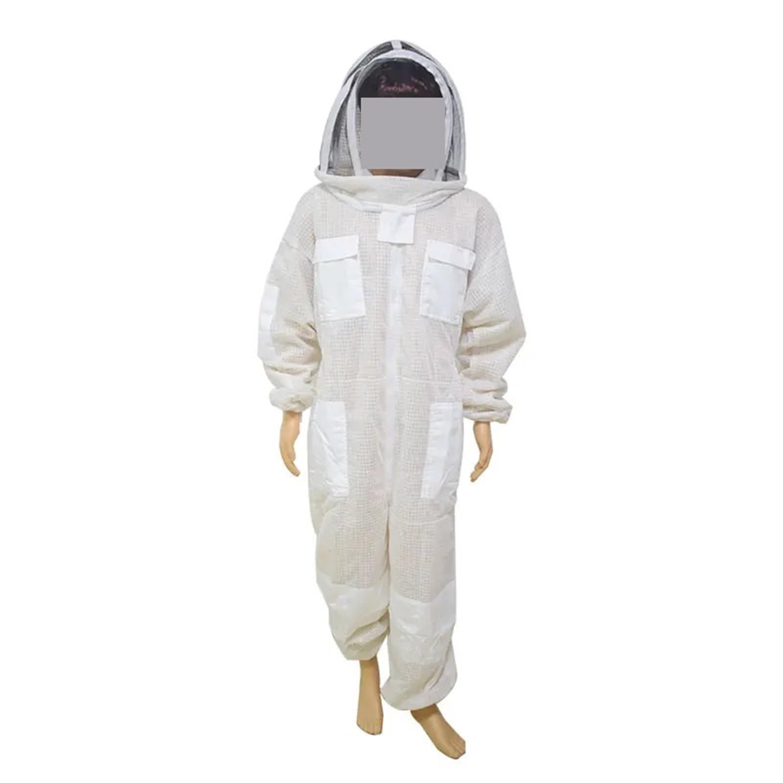 Strumenti per l'apicoltura, Tuta Da Apicoltore Traspirante A Tre Strati, Professionale Con Maschera Facciale E Protezione For Recinzione