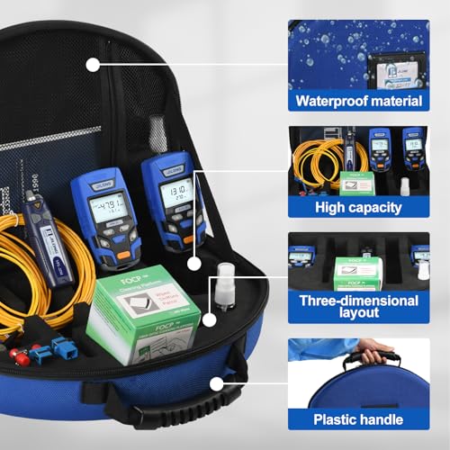 Kit JILONG JLT-12E localizador VFL-22M y medidor OPM-22 para diagnóstico de redes 2