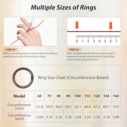 Image of Smart Ring for Women Men Fitness Ring with Heart Rate, Blood Oxygen, Sleep Monitor, Step Tracker, IP68 Waterproof Health Ring for iOS & Android,No Subscription Fee (Black, 8#)