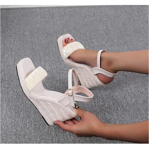 Women's Sandals Wedge Heel Square Toe3