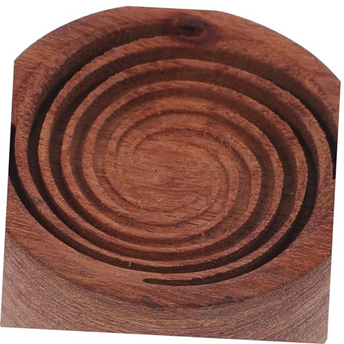 Difusor aromático eléctrico de madera Luxshiny redondo miniatura 4