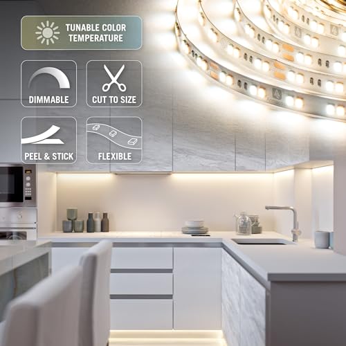 Image of Armacost Lighting RibbonFlex Pro 24-Volt White CCT Tunable LED Tape Light, 16.4 ft (165230)
