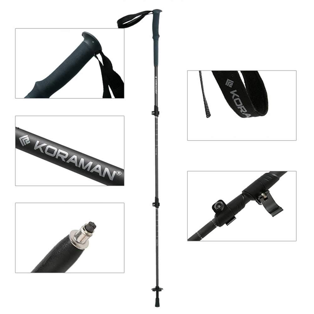 Bastón De Trekking Plegable 7075 Aluminum Alloy, Plegable Y Ajustable, para Practicar Senderismo, Caminar, Viajar, (1 Pieza para La Venta)