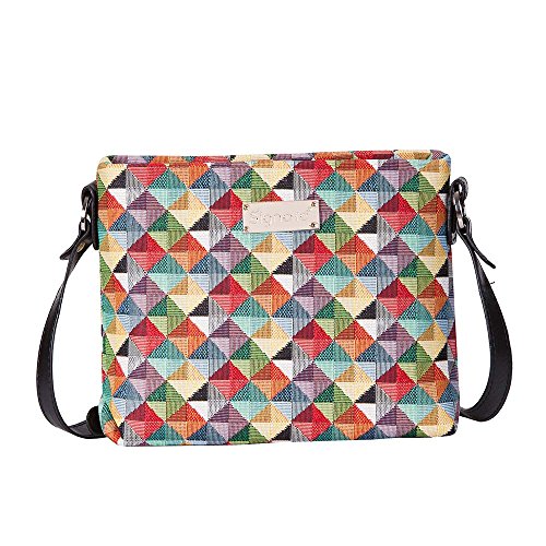 Image of Signare Tapestry Crossbody Bag Sling Shoulder Purse for Women