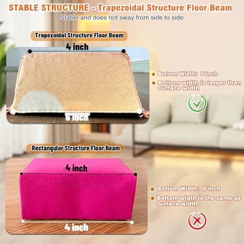 Image of Marfula 6 FT / 8 FT / 9 FT Folding Gymnastics Beam Foam Balance Floor Beam