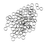 ZRM&E 100 Pcs Stainless Steel Dart Bar Protection Ring Non-Slip Dart Shaft Ring, Keep Steel Shaft...