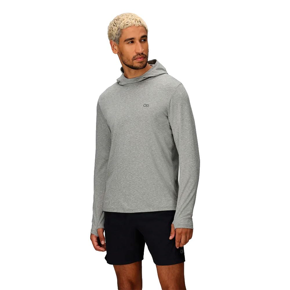 Outdoor Research ActiveIce Spectrum Sun Kapuzenpullover für Herren, selbstkühlend, thermoregulierendes Gewebe, Feuchtigkeitstransport, schnell trocknend, 3-Panel-Kapuze, scheuerfreies Design, UPF 50+,