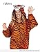 Rubies Tigerkostüm für Erwachsene, Unisex, Einheitsgröße, Jumpsuit mit Kapuze und Schwanz, Original, Karneval, Weihnachten, Geburtstag, Party und Halloween