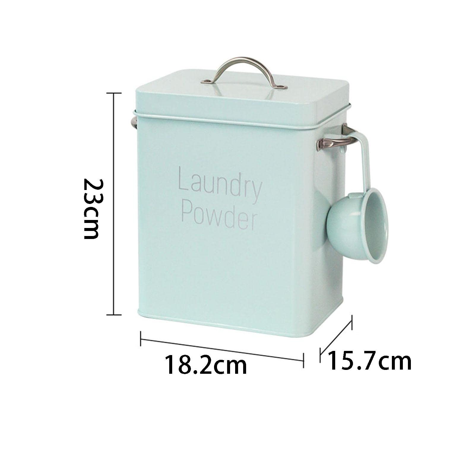 rockible Contenedor de Polvo para Ropa Contenedor de Arroz Organizador de Alimentos Contenedor de Polvo para Ropa, Verde