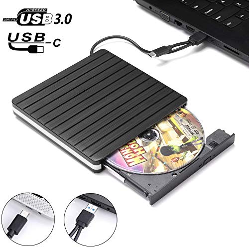 External CD DVD Drive USB 3.0 Type C Drive Portable CD DVD Drive
