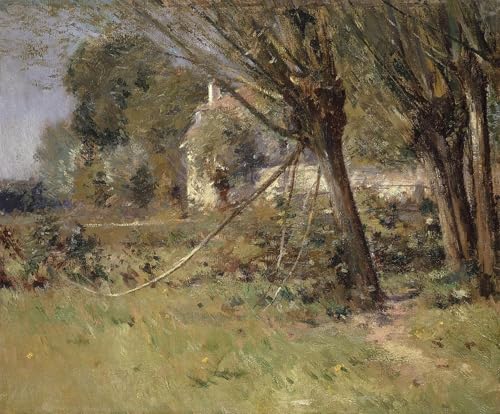 Tableau toile Les saules de Theodore Robinson 60x90cm poster d'art