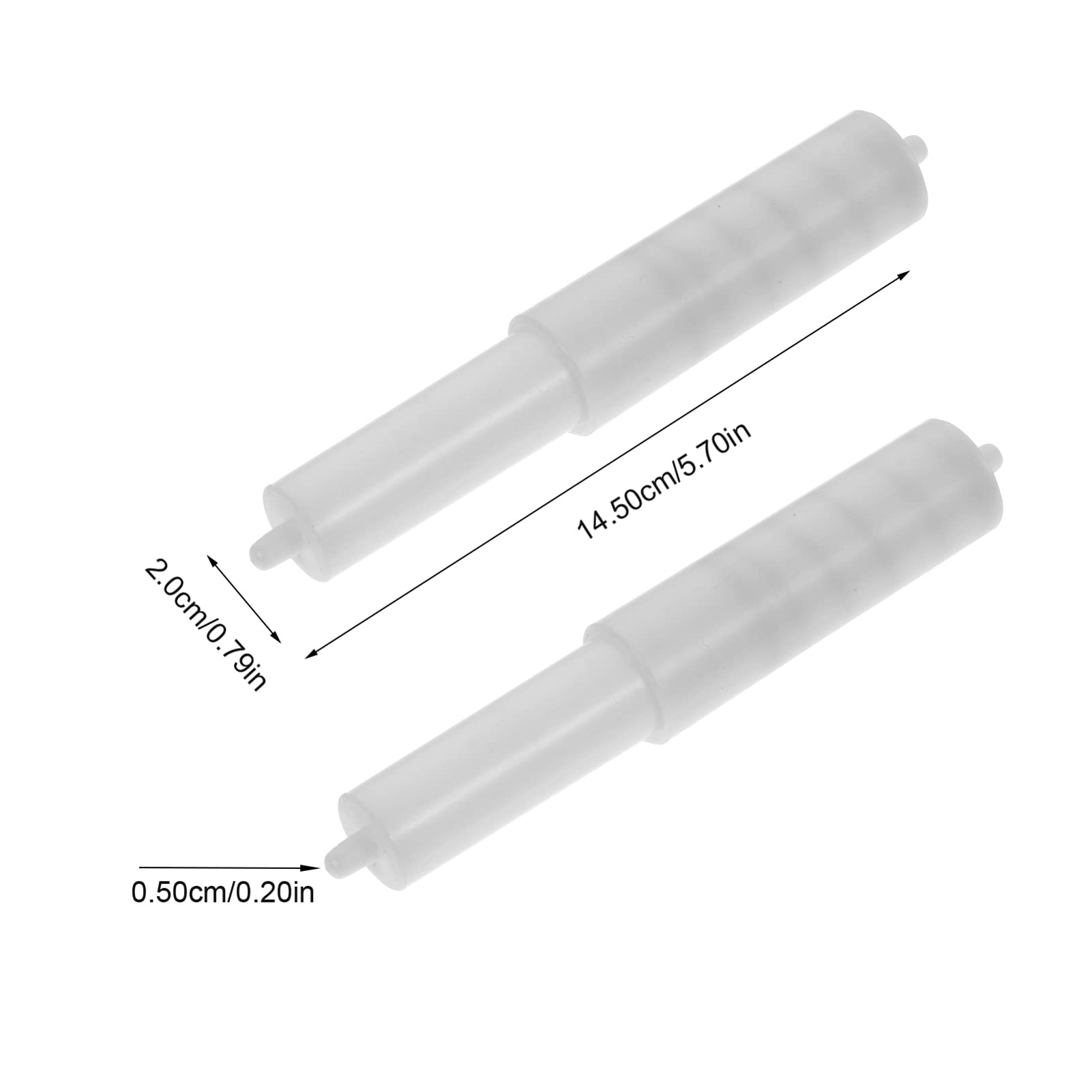 VILLCASE 30pezzi Pz Portarotolo Carta Igienica Plastica Supporto per Design Retrattile per Bagno e Hotel Facile Sostituzione e Uso Pratico