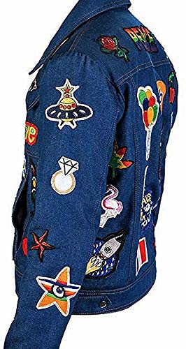 Men's Denim Trucker Jacket - Rocketman Jacket3