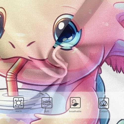 Florals Toddler Underwear Custom 2t Cotton Panties Little Girl Cute Pastel Colored Axolotl Kids Undies Briefs3