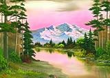  Schmidt Spiele - Bob Ross, Herbst, 1000 Teile Puzzle