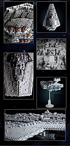 EWWEEQQ Technology Star Destroyer Model Mold King 13134 7588 Teile Großer UCS Super Star Destroyer MOC Clamp Building… – Bild 4
