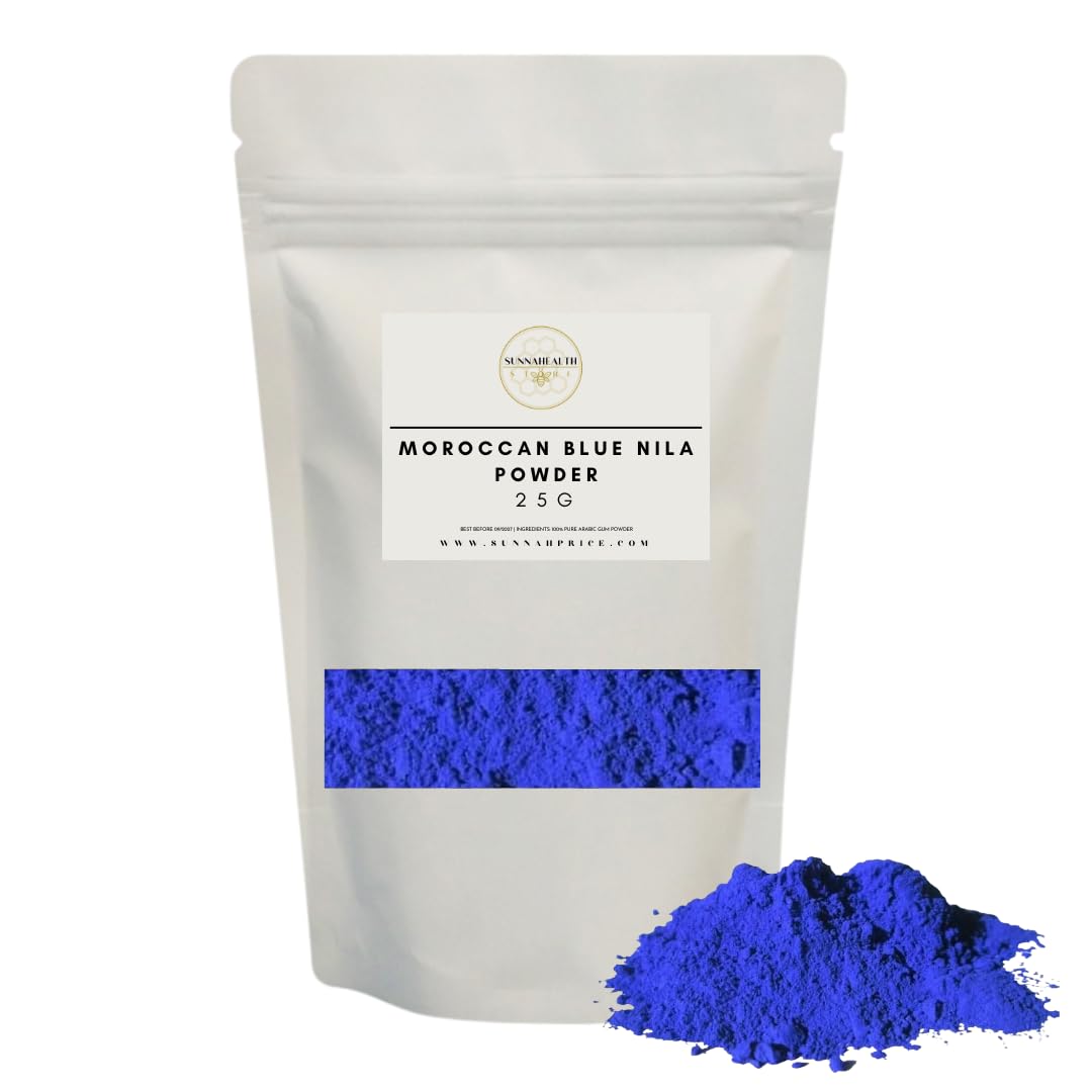 Moroccan Blue Nila Powder 25 Grams, 25 g (Pack of 1)