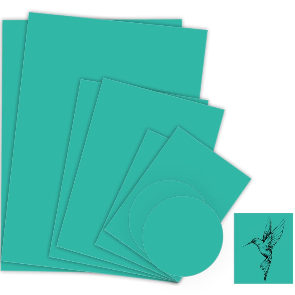 Blocs d'impression Lino : Kit de plaques caoutchouc souple pour sculpture et linogravure d'art