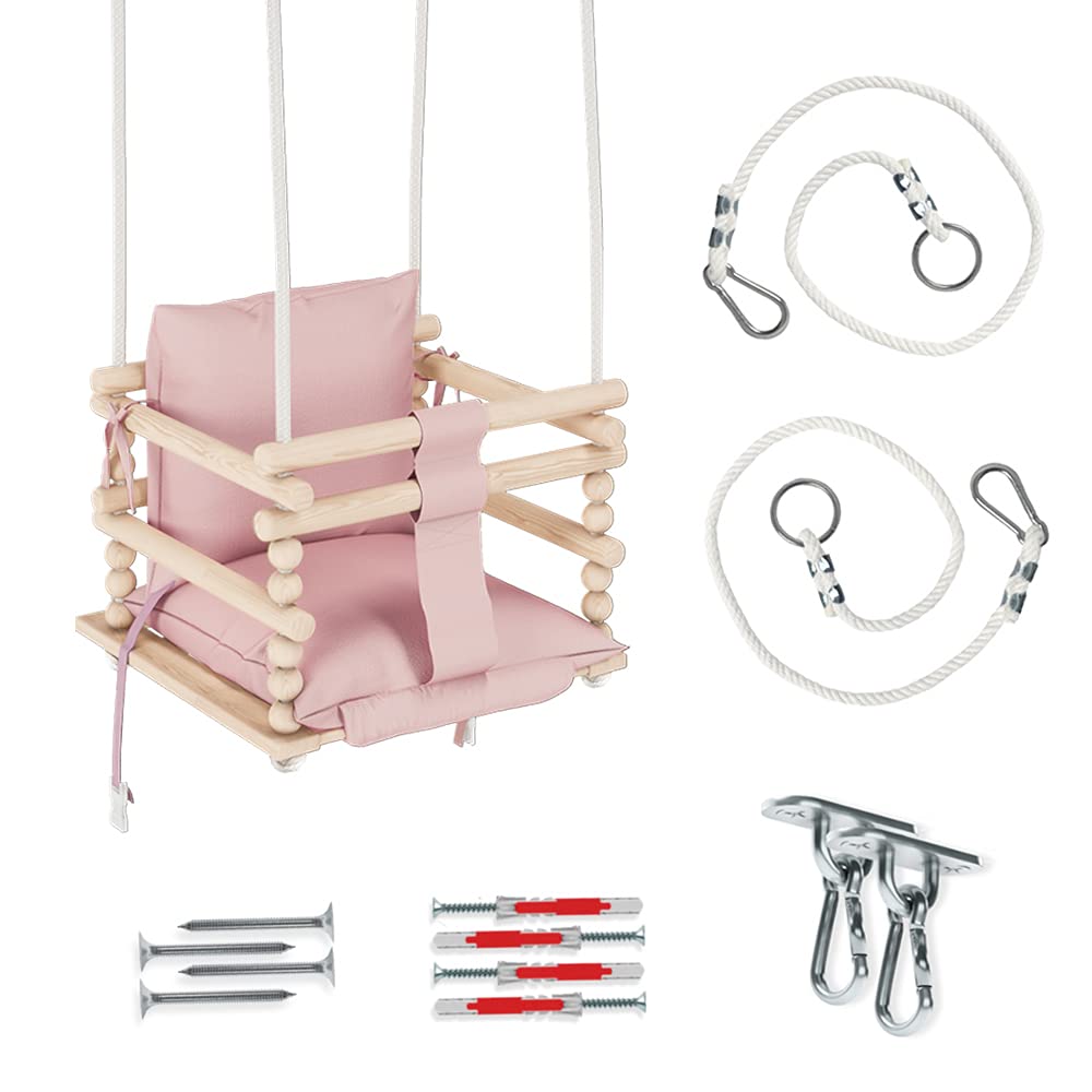 Buy MAMOIBaby swing, Toddler sensory seat 3 in 1, Wooden door bouncer