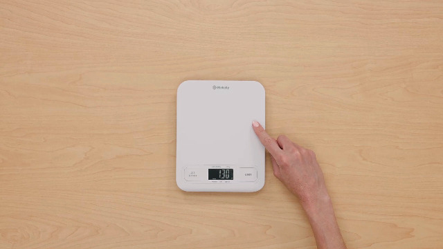 Image of Etekcity Food Kitchen Scale, Digital Grams and Ounces for Weight Loss, Baking, Cooking, Keto and Meal Prep, LCD Display, Medium, White