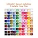 Embroidery Floss 100 Colors Friendship Bracelet String Embroidery Thread with 40 Pcs Cross Stitch Tools