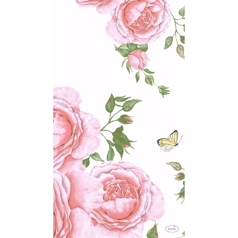 Duni 180 servilletas de papel 33 x 40 cm Rose Glory 3 capas