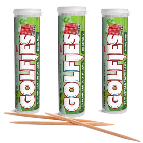 Xero Picks - Golfies Bloody Mary Infused Flavored Toothpicks- Sugar