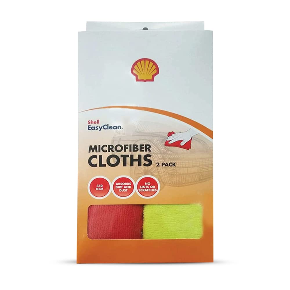Shell Microfiber Cloth 50X50 Dual, Solid, Machine Wash