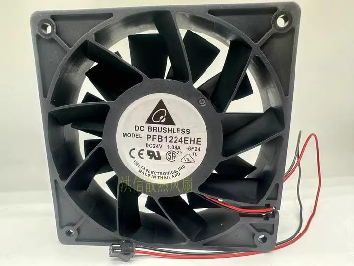 Ventilateur de châssis puissant PFB1224EHE 24V 1.08A à haute pression statique 120mm