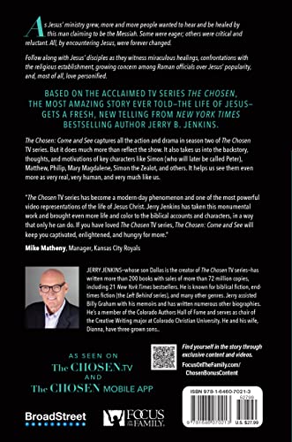 The Chosen: Come And See: A Novel Based On Season 2 Of The Critically Acclaimed Tv Series (The Chosen, 2) #TOP1