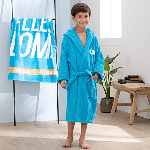 OLYMPIQUE MARSEILLAIS Om 1899 Peignoir, Bleu, 10-12 Ans