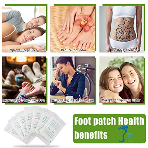 Deep Cleansing Foot Pads Natural Bamboo Vinegar Premium Ginger Foot Pad for Foot and Body Care Sleep & Feel Better All Natural(20 Pack) - Image 4