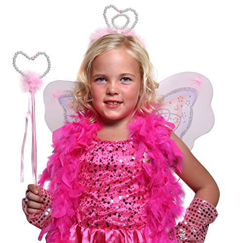 Girls Pretty Pink Princess Dress Up Basic Trunk and Purple/Blue Mermaid